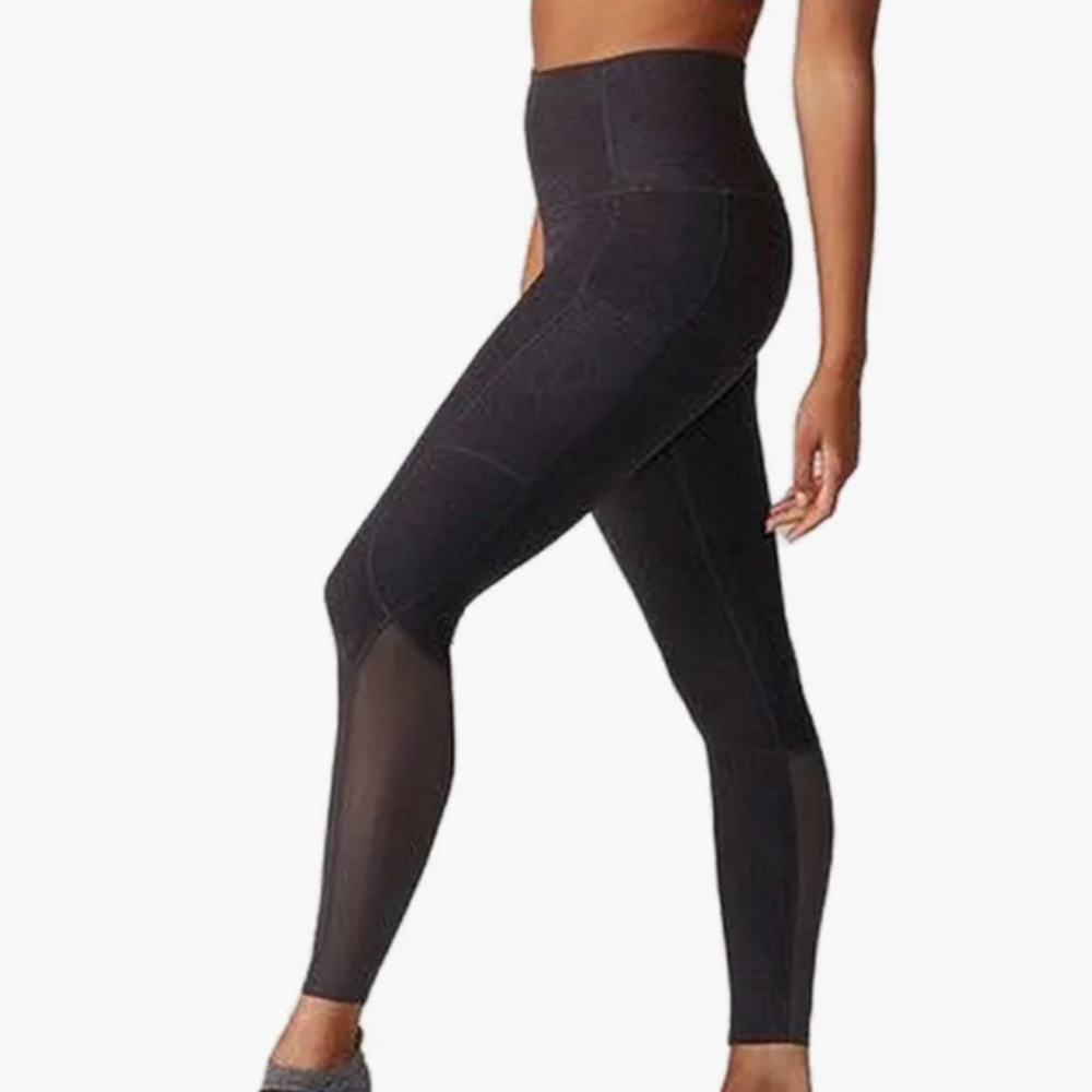 High-Waisted Charcoal Leggings